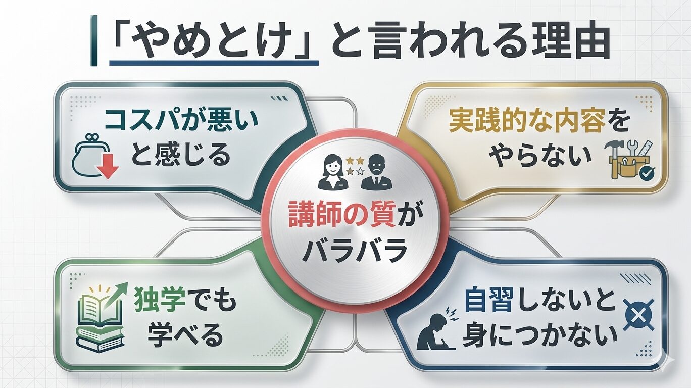 プログラミングスクール「やめとけ」と言われる5つの理由とは？