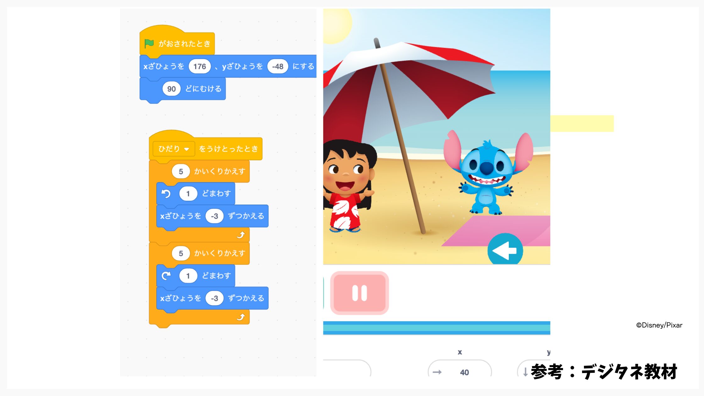 リロ&スティッチ プログラミング