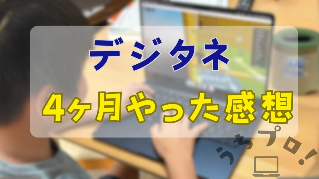 デジタネ 4ヶ月やった感想