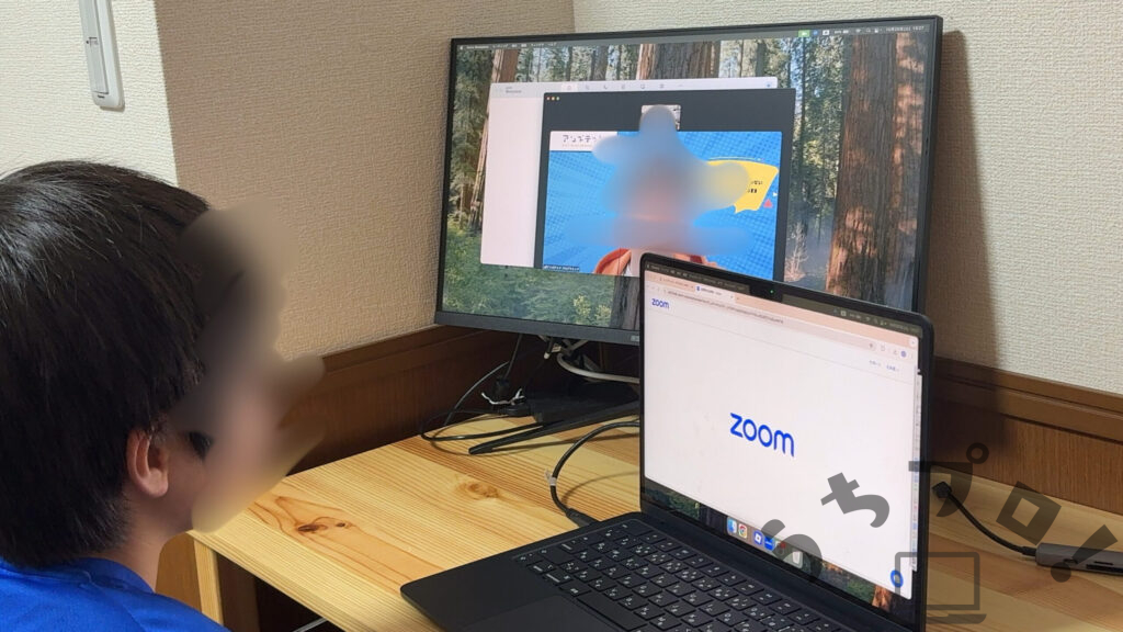 講師の先生とあいさつ