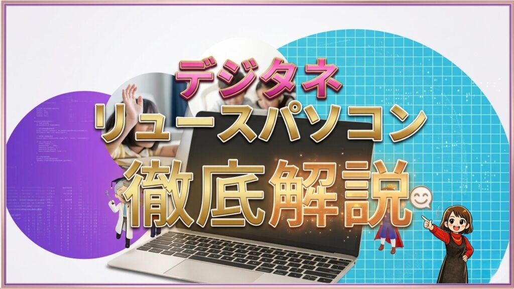デジタネのリユースパソコンのコスパは最高？購入前に知っておくべき全知識を解説【2026年版】